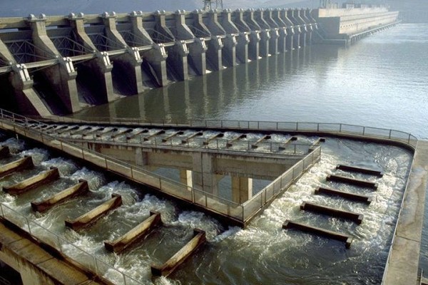 John Day Dam fish ladder on the Columbia River, North America.jpg